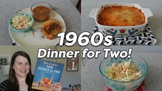 1960s DINNER FOR TWO 🍽️ Easy Dinner Ideas from Betty Crocker