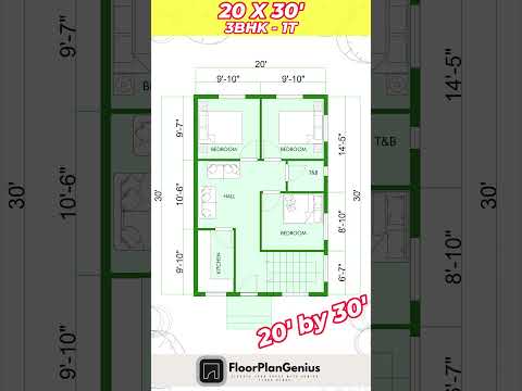 Three bedroom house plan Low budget building design simple home design floor plan