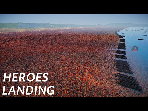 Heroes Army Landing VS Evil Army !! | Ultimate Epic Battle Simulator 2 UEBS 2