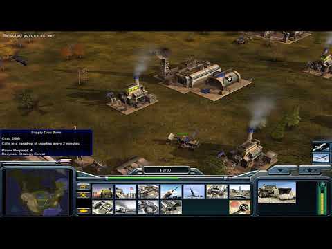USA Air Force vs GLA Toxin    Command & Conquer Generals Zero Hour - 1 Vs 1   Medium EP.38