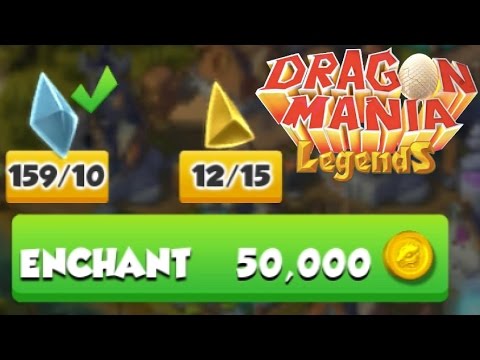 Enchanting TONNES Of Dragons + De-Ranking For Low Grade Materials! - Dragon Mania Legends