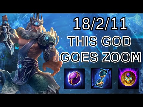 1000 POWER POSEIDON = FREE WINS - Poseidon Solo Smite Conquest