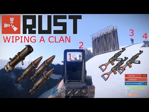 Rust Counter Raids - Killing A Massive Clan / Finishing The Raid (Huge Profit)