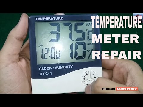 Htc-1 thermo hygrometer repair/ thermometer clock humidity/ ...