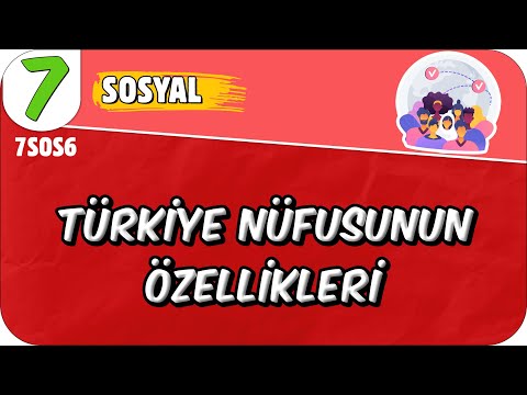 Geçmişten Günümüze İnsan Yerleşimi - Türkiye Nüfusunun Özellikleri 📕 7. Sınıf Sosyal #2025