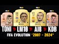 Iniesta VS Modric VS De Bruyne VS Kroos FIFA EVOLUTION! 👀🤯 | FIFA 07 - FIFA 24