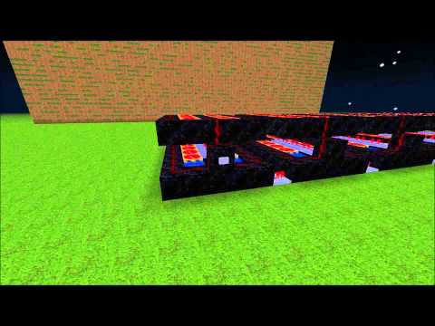 Minecraft 5 TNT Kanonen gg Wand