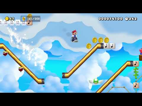 auto levelᐸdont moveᐳ大切な200枚のお年玉 by たぼっち - Super Mario Maker 2 - No Commentary 1ca