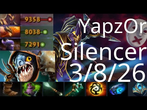 YapzOr Silencer vs Puppey Bane, Slark, Snapfire, Pangolier - Puppey so sad - dota2