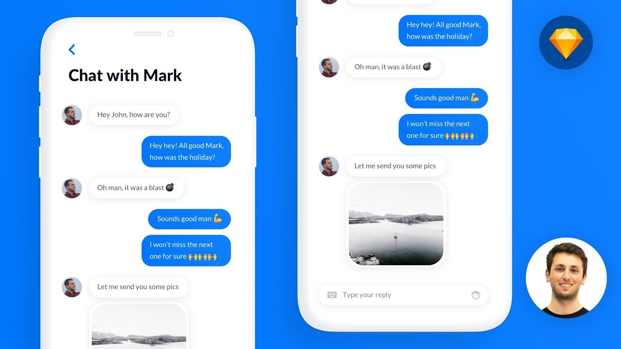 Messenger Chat UI iOS App: Sketch Tutorials for Beginners (Step by step)