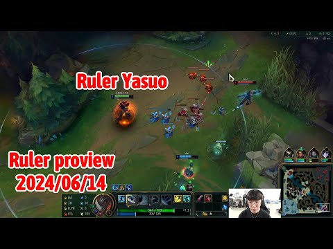 Ruler proview 2024/06/14 yasuo kaisa ziggs alistar Korea challenger | JDG Ruler第一视角