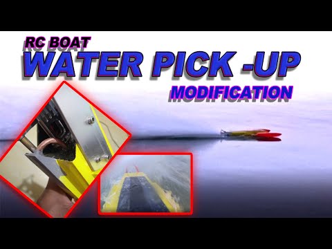 RC BOAT DIY WATER PICK UP MODIFICATION