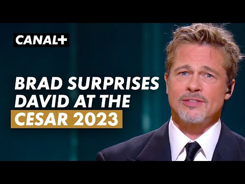 "I’m glad I was able to ambush him tonight!" Brad Pitt gives César 2023 of Honour to David Fincher