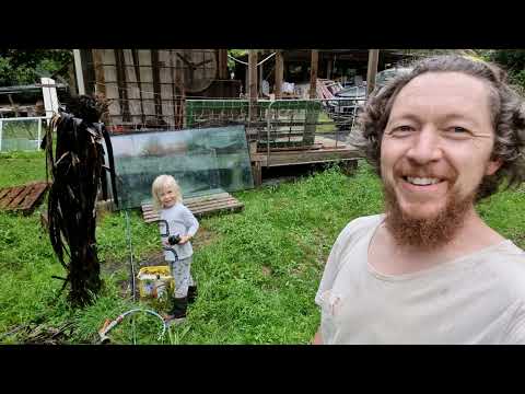 Hempcrete studio build 6 - sound proof glass