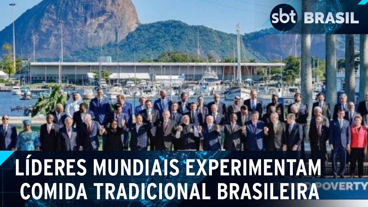 Cardápio do almoço no G20 conta com pratos tradicionais brasileiros | SBT Brasil (18/11/24)