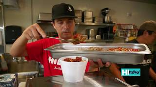 Get your plate lunch fix at Hibachi Honolulu Market centrally located in Kakaako