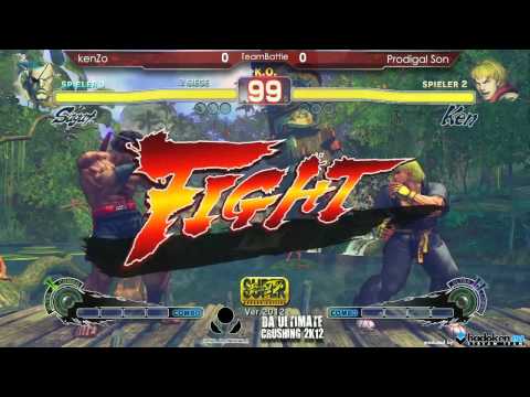 Super Street Fighter 4 AE2012 Ryan Hart (Sagat) vs keNzo (Ken) in DUC 2K12 Team Battle