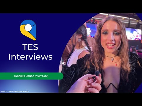 TES Interviews: Angelina Mango (Italy 2024) at Pre-Party ES 2024 Red Carpet - That Eurovision Site