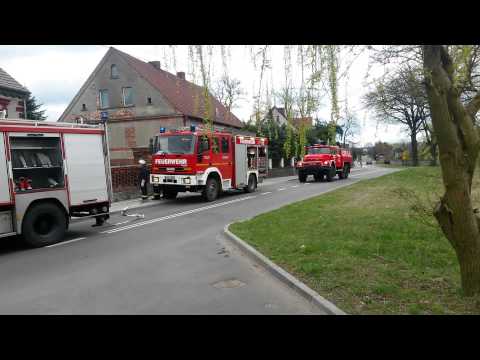 18.04.2015 Ćwiczenia w Cybince - OSP Radomicko i OSP Połęcko