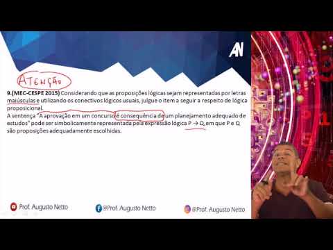 Proposições compostas- conectivos lógicos - Questão CESPE