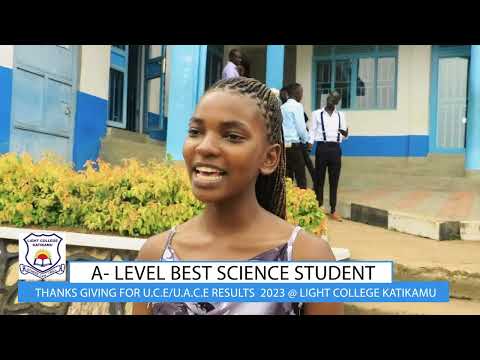 BEST SCIENCE STUDENT/ A-LEVEL/ 2023 /LIGHT COLLEGE KATIKAMU