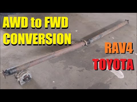 Toyota RAV4 AWD to FWD Conversion Or Driveshaft Replacement