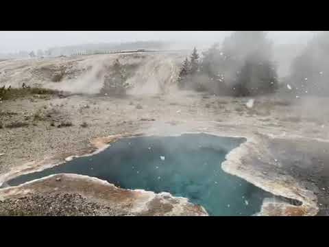 06 17 2020 Yellowstone National Park, WY   Heavy Snow
