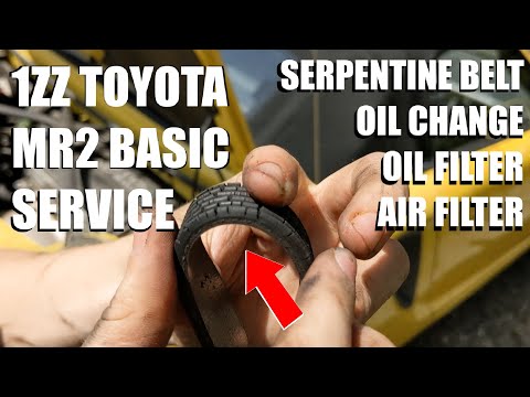 MR2 Spyder (MRS) Serpentine Belt, Oil Change, & Hijinks