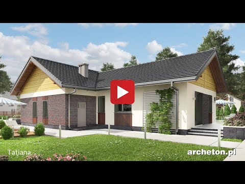 Projekt domu Tatiana - archeton.pl - parterowy 142,9 m2