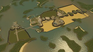 【Cities:Skylines】地形操作解禁！　水抜き放題！　揺れる大地（島を跳び回れ）４　ライブ配信（音声あり）【シティーズ　スカイライン】