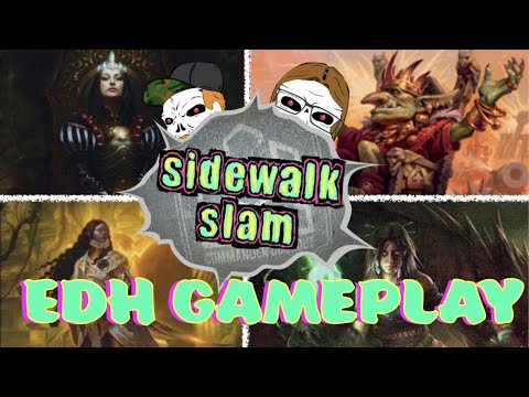 CCO's SideWalk Slam 5 - Fun Commander Gameplay | Muxus vs Meren vs Marchesa vs Elenda | EDH | MtG