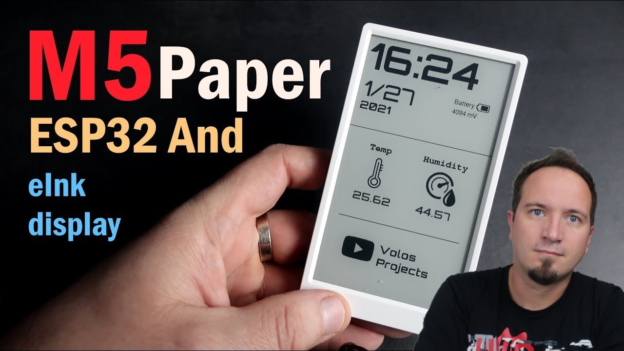 M5Paper - Touch Enabled E-Ink IoT Dev Board
