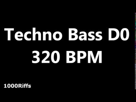 Techno Bass Metronome D0 : 320 BPM : Beats Per Minute