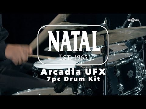 Natal Arcadia UFX 7pc Drum Kit with Oli Wiseman | Gear4music demo