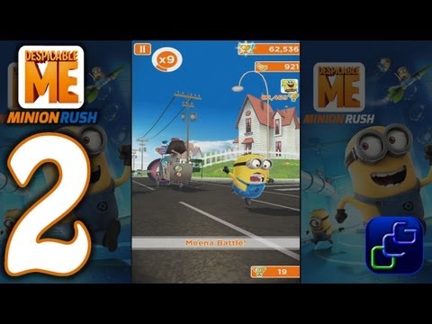 Despicable Me: Minion Rush Android Walkthrough - Part 2 - Residential Meena Battle