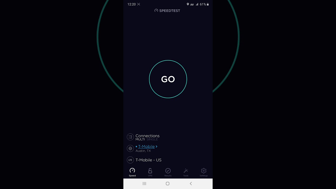 T-mobile 5G low band  speed test 2020
