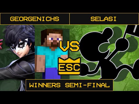 ESC 25 Smash Ultimate Winners Semi-Final: GeorgeNichs (Joker, Steve) Vs. Selasi (Mr. Game & Watch)