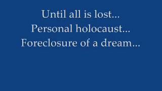 Megadeth   Foreclosure Of A Dream With Lyrics
