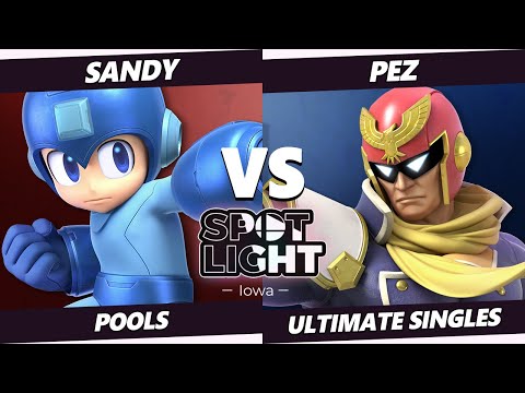 Spotlight: Iowa - sandy (Mega Man) Vs. PeZ (Captain Falcon) SSBU Ultimate Tournament
