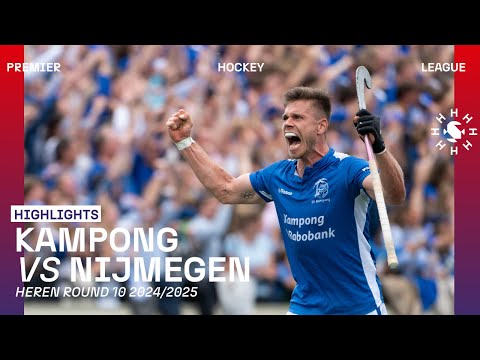 Kampong - Nijmegen 🏑 Tulp Hoofdklasse Heren ‘24/’25 RONDE 10 | Samenvatting