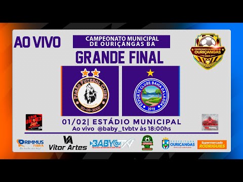 CAMPEONATO MUNICIPAL DE OURIÇANGAS BA  | GRANDE FINAL |  PAGÃO F.C 2🆚1 LAGOA | PAGÃO CAMPEÃO
