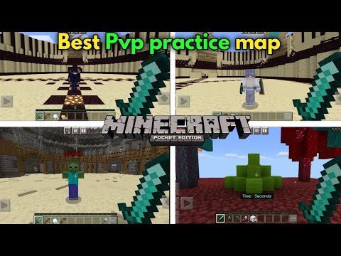 Best pvp practice map for minecraft pe | pvp practice map for mcpe 1.19