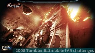 2008 Tumbler Batmobile | AR challenges | Batman Arkham knight | PS4