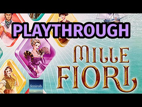 Mille Fiori Board Game | Playthrough