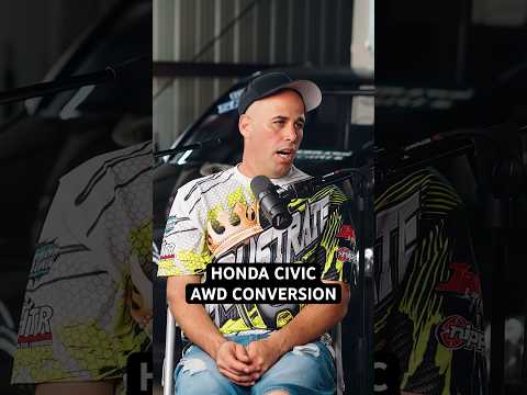 Converting A Honda Civic To AWD 🤯 #shorts