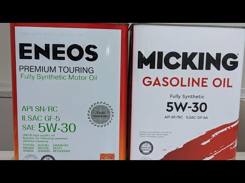 ENEOS ws MICKING (сравнительный анализ) моторное масло