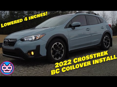 I Installed BC Racing Coilovers On My 2022 Crosstrek!