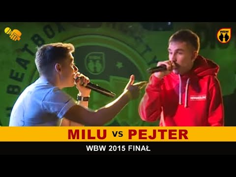 Pejter 🆚 Milu 🎤 WBW 2015 Finał (freestyle rap battle)