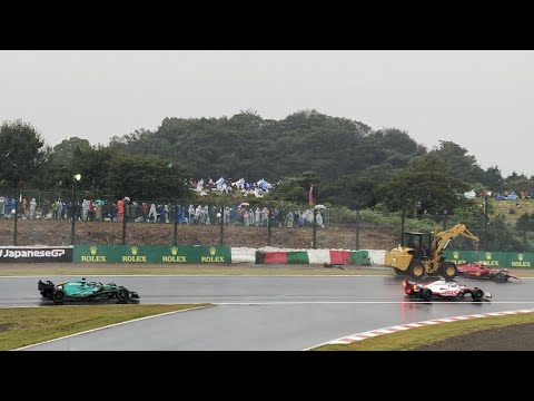 Full video Tractor on track at Suzuka | Pierre Gasly | Japanese Grand Prix | #formula1 #f1jp