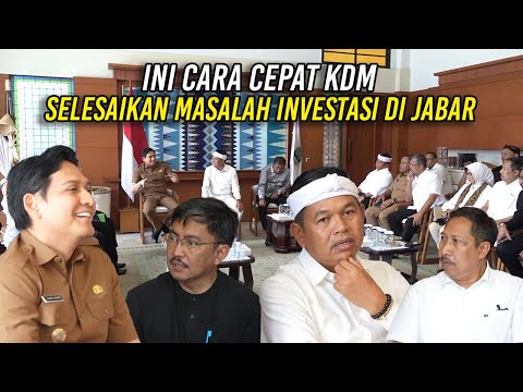 THIS IS KDM'S QUICK WAY TO SOLVE INVESTMENT PROBLEMS IN WEST JAVA